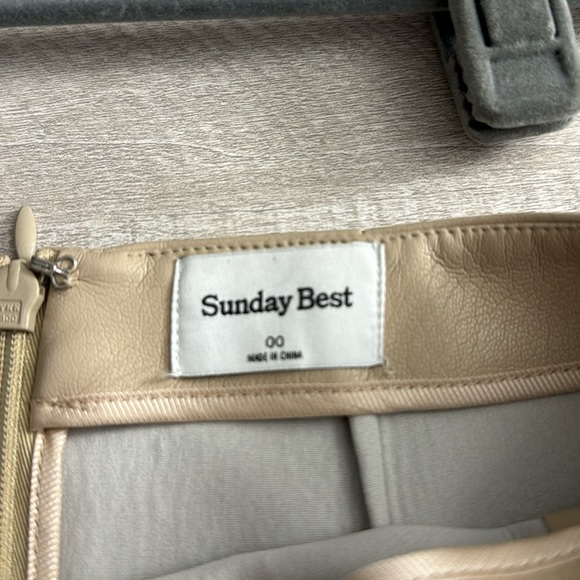 Aritzia Sunday Best Tatiana Skirt in Hummus Beige - Picture 3 of 3